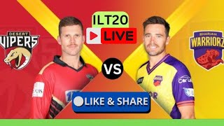 Live: Desert Vipers vs Sharjah Warriors  Live Match |SW vs DV Live Cricket Match Today