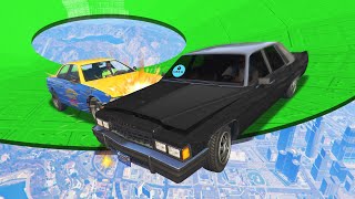 EXTREME TAXI vs. UBER DERBY CHALLENGE! (GTA 5 Funny Moments)
