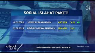 Minimum əməkhaqqı və pensiya artırılacaq