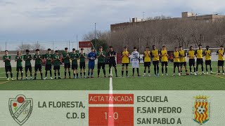 Jornada 15. Floresta 1-0 San Pedro San Pablo. Cadete 24-25