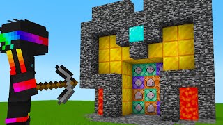 I built a bedrock vault in Survival Minecraft…