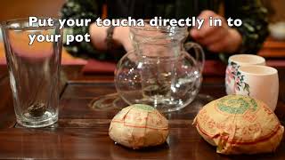 Chinese Yunnan Traditional Mini Pu Er Toucha  Brewing guide