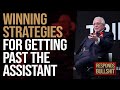 WINNING STRATEGIES FOR GETTING PAST THE ASSISTANT | DAN RESPONDS TO BULLSHIT