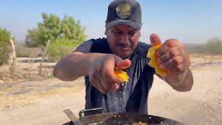 Chicharrones de lonja de puerco ala naranja