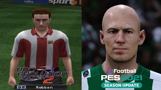 ROBBEN 🇱🇺- Face Evolution - PES 2 to PES 2021