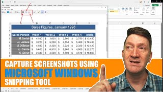 Take Screenshots using the Windows Snipping Tool