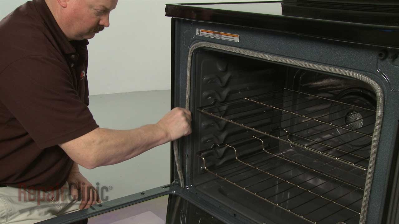 Whirlpool Range Oven Door Gasket Replacement #W10162385 - YouTube