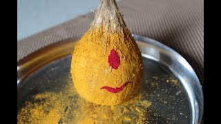 ವರಮಹಾಲಕ್ಷ್ಮೀಗೆ ತೆಂಗಿನಕಾಯಿ ಅಲಂಕಾರ | how to decorate coconut for varamahalakshmi