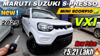 छोटी Scorpio ❤️ New 2025 Maruti Suzuki S-Presso VXI Review🔥| S-Presso VXI New Price, Features ✅