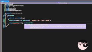 C# Tutorial 014 - StreamWriter