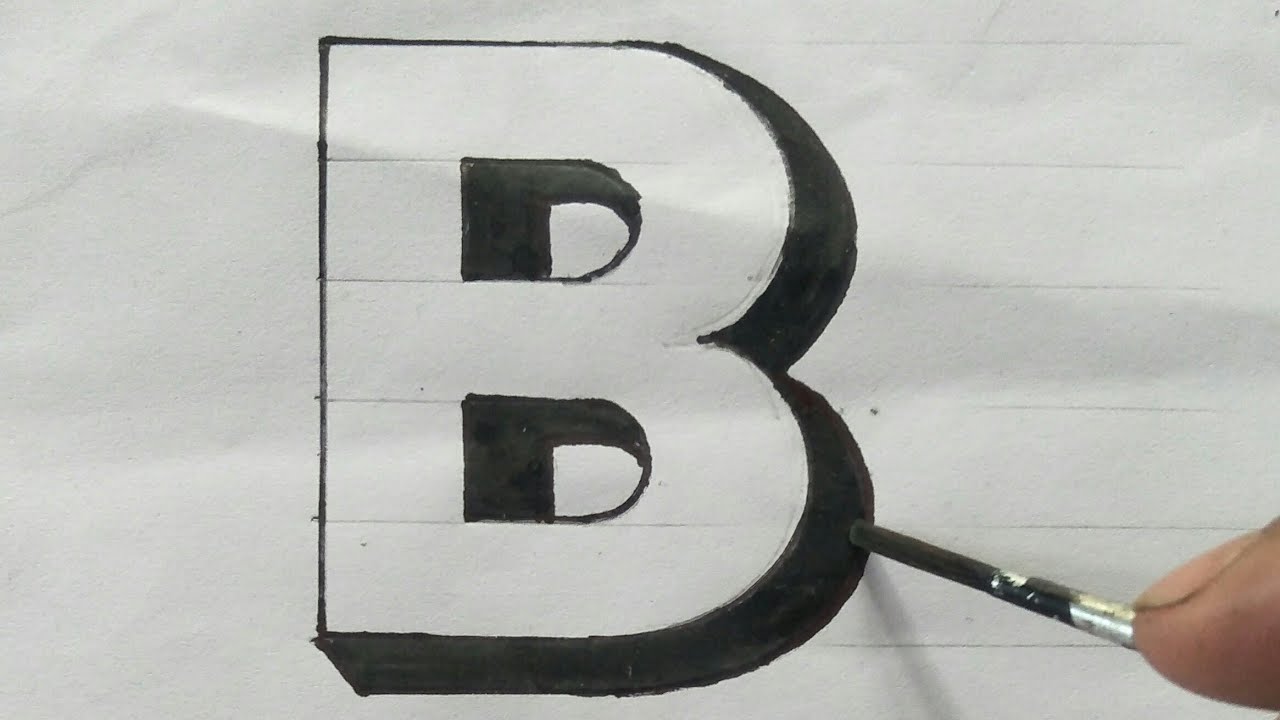 Draw Letter B At Linda Fujiwara Blog