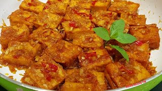 ĐẬU HỦ KHO SẢ ỚT món ăn đơn giản chay mặn đều dùng được