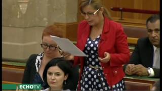 Éles szóváltás a parlamentben - Echo Tv