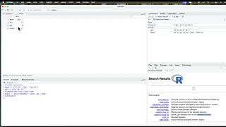 Rstudio: Working with Data Frames and Viewing Data