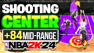 I ADDED MID RANGE TO MY PURE INSIDE POINT CENTER IN NBA 2K24!