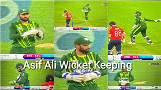 Asif Ali Wicket Keeping Today