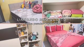 ARRUMANDO MEU QUARTO🧺🧽|| Faxina pesada, Organização, limpeza do guarda-roupa, #faxina