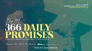 366 DAILY PROMISES | Day 199 | With Apostle Dr. Paul M. Gitwaza (English Subtitle Version)