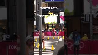 도쿄올림픽 2020 삿포로 경보를 직관했다. TOKYO 2020 Racewalking in Sapporo, Hokkaido #shorts