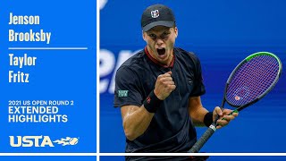 Jenson Brooksby vs. Taylor Fritz Extended Highlights | 2021 US Open Round 2