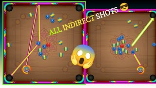 carrom pool indirect shots//carrom pool trick shots