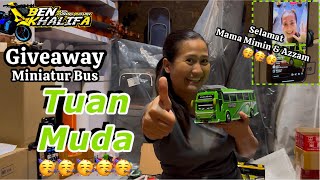 GIVEAWAY MINIATUR BUS TUAN MUDA‼‼KEPOIN KESERUANNYAN DISINI🔥🔥