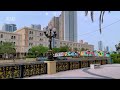 🇦🇪sharjah al khan beach to al qasba canal 4k walk tour