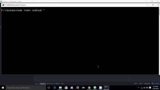 Node js Tutorials for Beginners 10 - Command line arguments