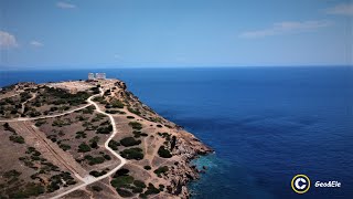 Σούνιο - Λαύριο / Cape Sounio - Town of Lavrio (Drone)