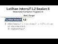 Bab 1 | Fungsi | Latihan Intensif 1.2 | Soalan 5 | KSSM Buku Teks Matematik Tambahan Tingkatan 4