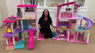 Comparing the old and new 2021 Barbie Dreamhouse