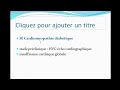 complications chroniques du diabète macroangiopathie diabÉtique endocrinologie medicale