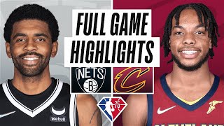NETS at CAVALIERS | FULL GAME HIGHLIGHTS | January 17, 2022