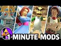 The Legend of Zelda Mods (Part 2) | 1 Minute Mods (Super Smash Bros. Ultimate)