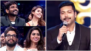 Allu Arjun & Nayanthara Impressed On Jayam Ravi's Lovely Lines About His Wife | Cute Couple
