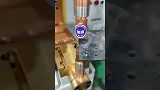 Spot welding machine testing, nut welding process