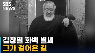 '추상미술 거장' 김창열 화백 별세…그가 걸어온 길 / SBS