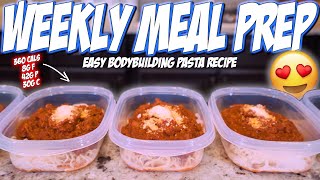 HIGH PROTEIN PASTA MEAL PREP FOR WEIGHT LOSS - The ONLY Noodles You Should Eat!