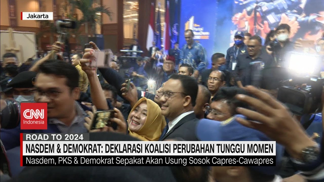 Nasdem & Demokrat Deklarasi Koalisi Perubahan Tunggu Momen - YouTube