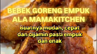 BEBEK GORENG EMPUK | Buatnya mudah cepat dan dijamin pasti empukkk