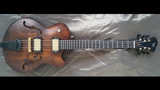 Fall 2016 Archtop Guitars 2 of 3! Victor Baker Model 14 Semihollow No. 411