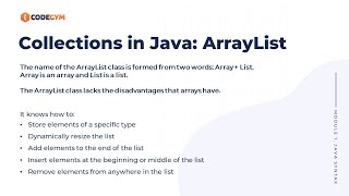 ArrayList | CodeGym University Course