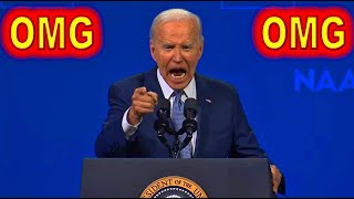 Joe Biden was a TOTAL Disaster Today at NAACP Convention Event.....