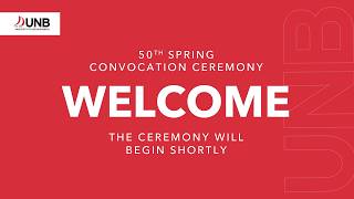 UNB's 51st Spring Convocation