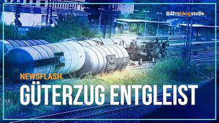 Bahnunfall in Niederlahnstein – Güterzug mit Kesselwagen entgleist | Bahnblogstelle [NEWSFLASH]