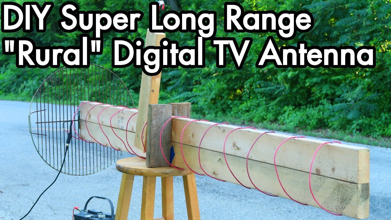 Digital Tv Antenna Experiments 02 Diy Super Long Range Axial Helical