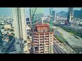 mira así avanzo en 2024 la construcción de torre rise el rascacielos más alto de américa latina