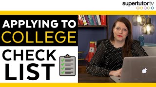 Applying to College Checklist!