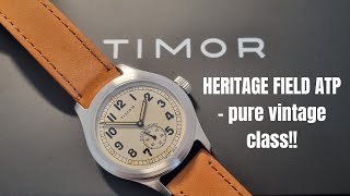 Watch Review of the TIMOR Heritage Field ATP - the correct way to do a re-creation!!