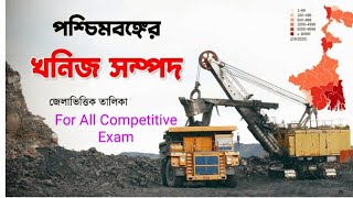 100% Preparation of West Bengal Geography |পশ্চিমবঙ্গের খনিজ সম্পদ ||GK Question ||GK Quiz|WBCS,WBP